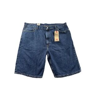 Levis 505 Regular Blue Denim Jean Shorts Jorts Mens Size 42 New with Tags